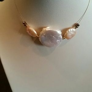 Real Coin Pearl Bracelet